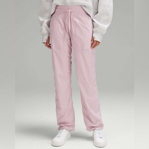 Lululemon Dance Studio Mid-Rise Pant *Full Length Pink Peony 4 Lined Winter